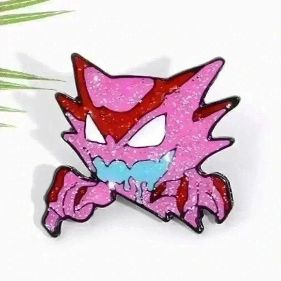 Pokemon Haunter Glitter Enamel Lapel Brooch Pin - Picture 2 of 4